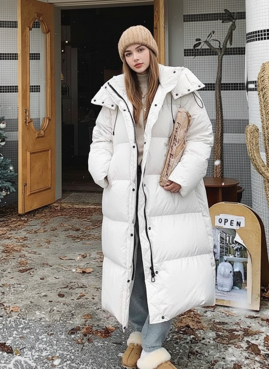 Velina Moda | Padded Puffer Jacket Women - Windproof with Hood