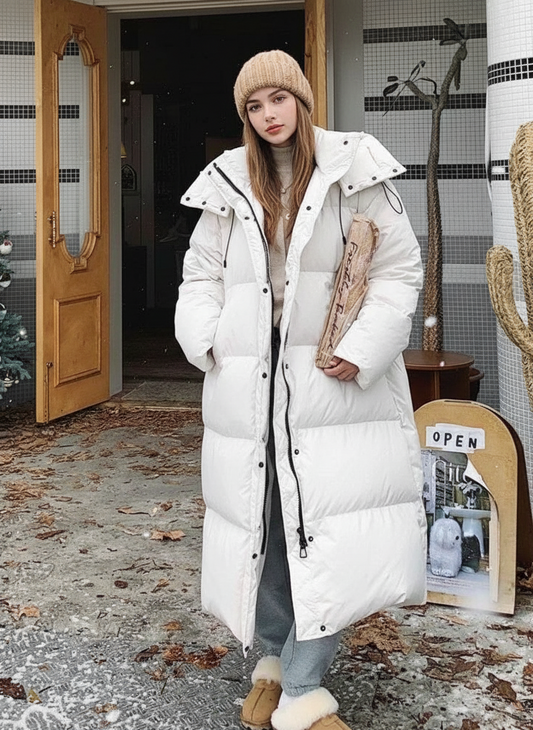 Velina Moda | Padded Puffer Jacket Women - Windproof with Hood