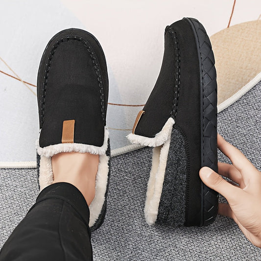Velina Moda | Slippers Men - Warm Sheep Wool for Winter