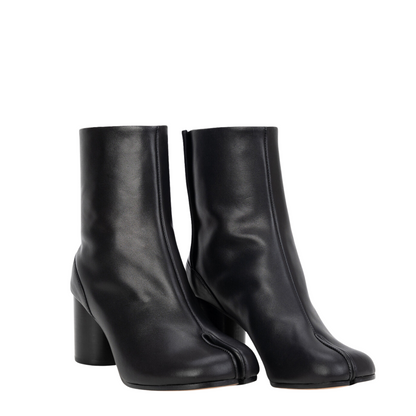 Velina Moda | Women's Tabi Ankle Boots with Split Toe & Rubber Sole