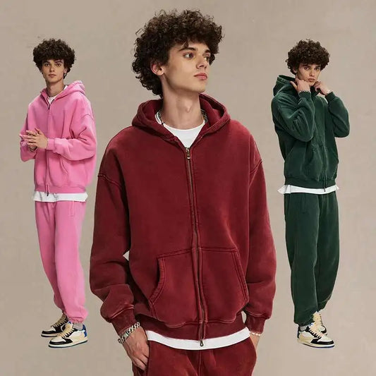 Velina Moda | Hoodie - Soft & Comfortable Vintage Pullover with Fleece Hood for Daily Use