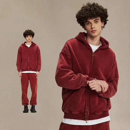 Velina Moda | Hoodie - Soft & Comfortable Vintage Pullover with Fleece Hood for Daily Use