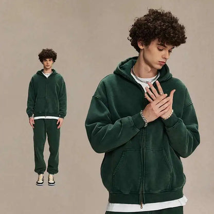 Velina Moda | Hoodie - Soft & Comfortable Vintage Pullover with Fleece Hood for Daily Use