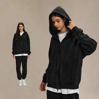 Velina Moda | Hoodie - Soft & Comfortable Vintage Pullover with Fleece Hood for Daily Use