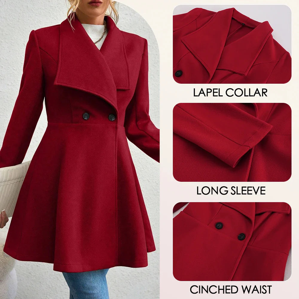 Velina Moda | Muse - Ladies Winter Jacket with Long Sleeves