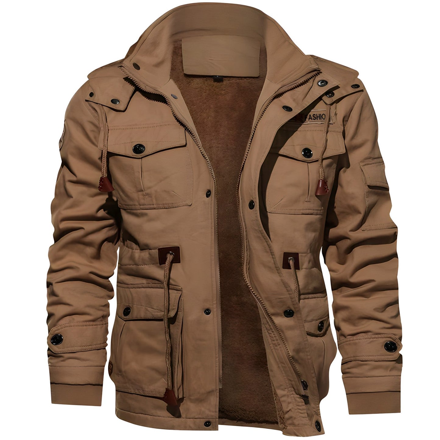 Velina Moda | Jacket with multifunctional pockets - Men's Fashion