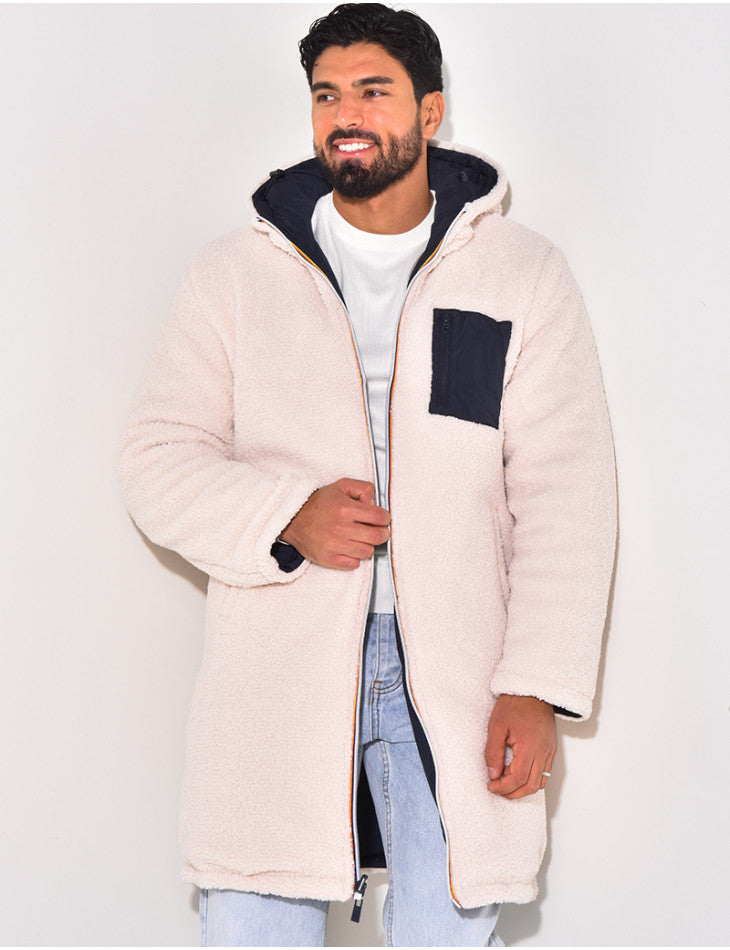 Velina Moda | Long Men's Coat Winter for stylish protection
