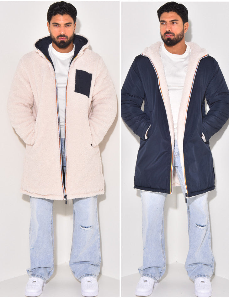 Velina Moda | Long Men's Coat Winter for stylish protection