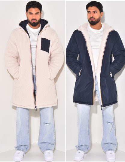 Velina Moda | Long Men's Coat Winter for stylish protection