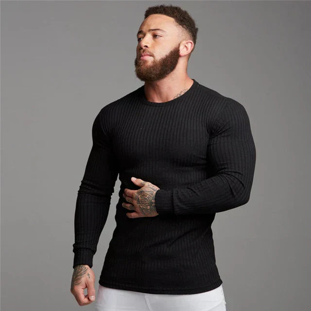 Leo - Men's long-sleeved cotton thermal shirt