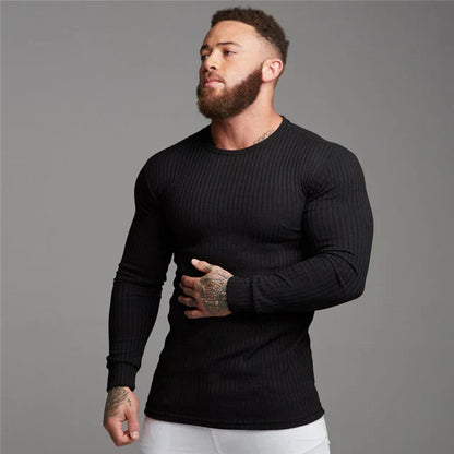 Leo - Men's long-sleeved cotton thermal shirt