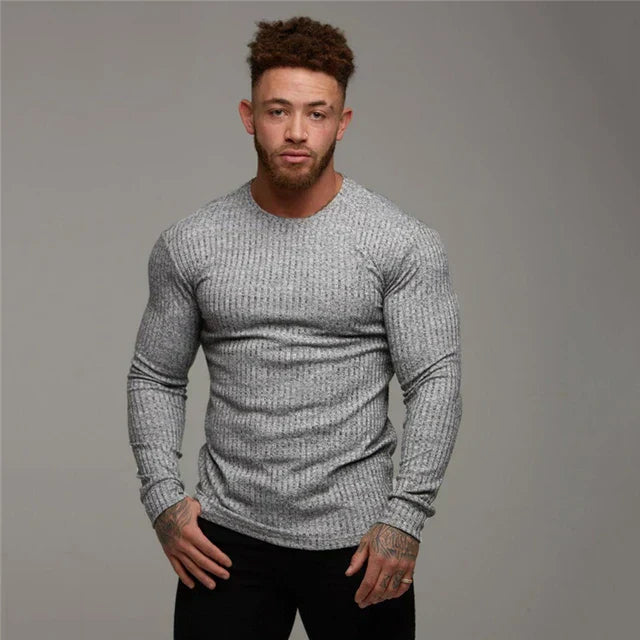 Leo - Men's long-sleeved cotton thermal shirt