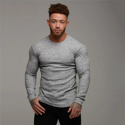 Leo - Men's long-sleeved cotton thermal shirt