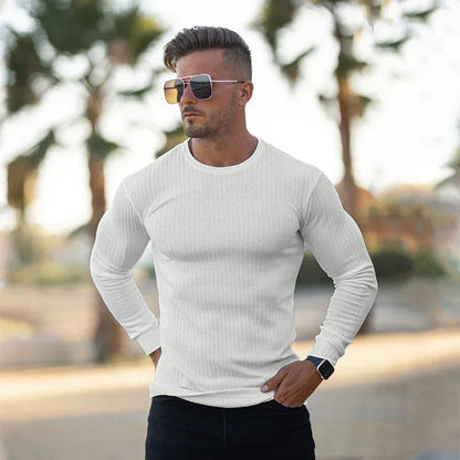 Leo - Men's long-sleeved cotton thermal shirt
