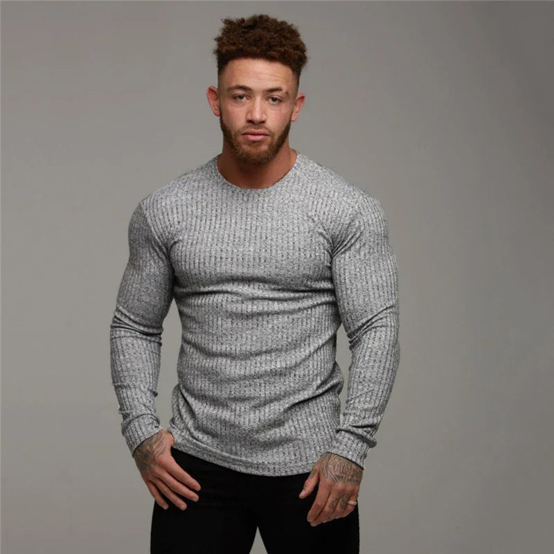 Leo - Men's long-sleeved cotton thermal shirt