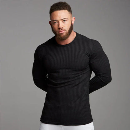 Leo - Men's long-sleeved cotton thermal shirt