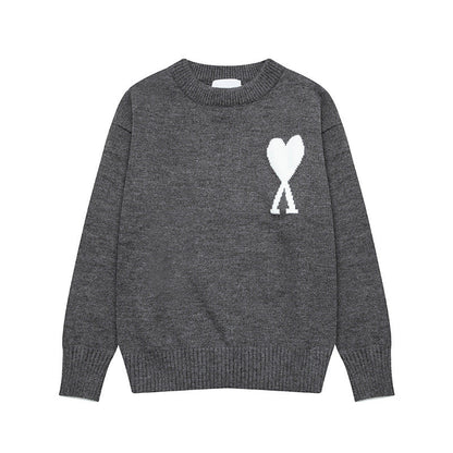 Velina Moda | Heart-Embroidered Women's Sweater