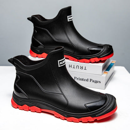Men's rubber boots with non-slip sole and flexible entry Velina Moda