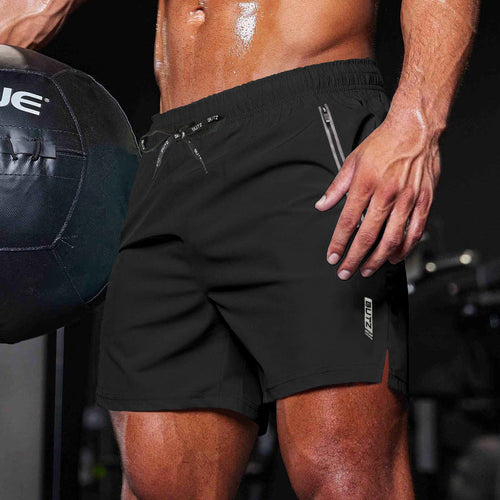 Men's sporty multifunctional shorts with quick-drying technology and practical zip pockets Velina Moda