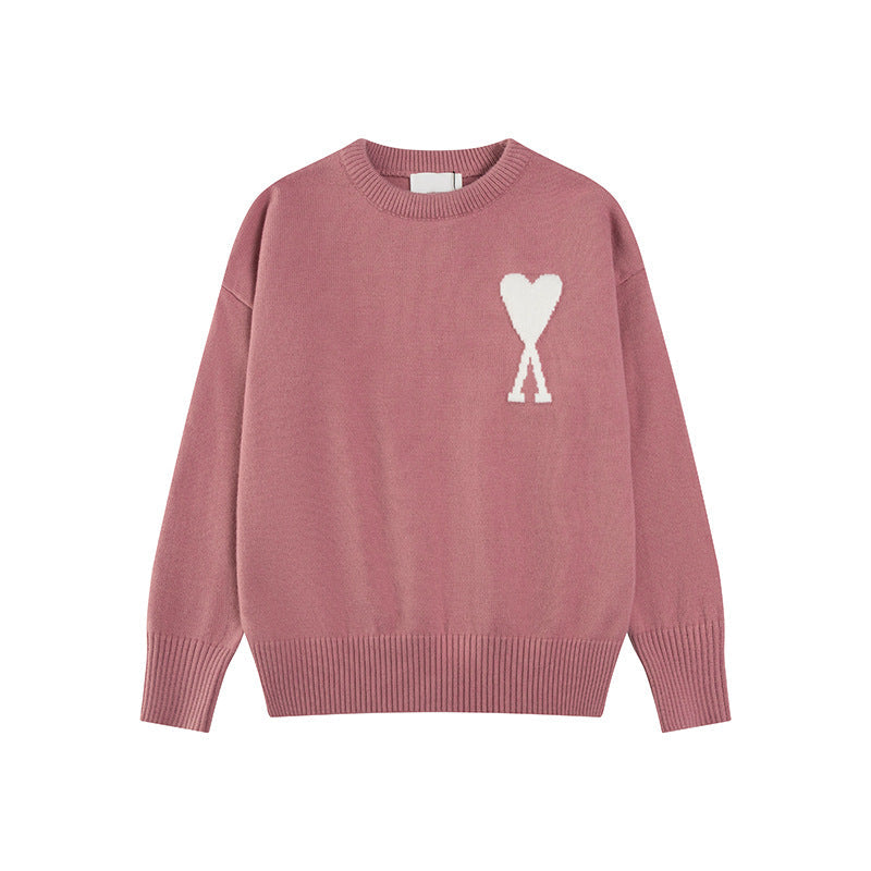 Velina Moda | Heart-Embroidered Women's Sweater