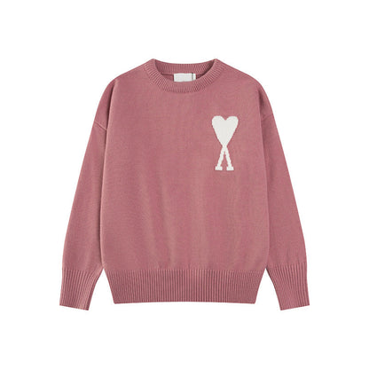 Velina Moda | Heart-Embroidered Women's Sweater