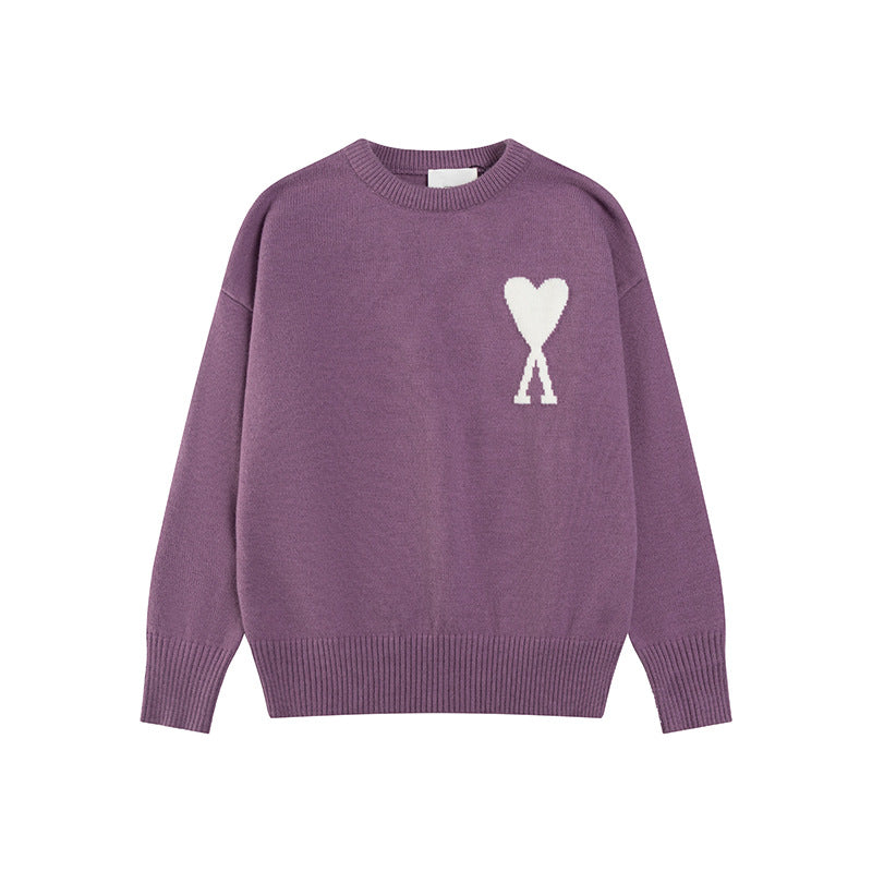 Velina Moda | Heart-Embroidered Women's Sweater