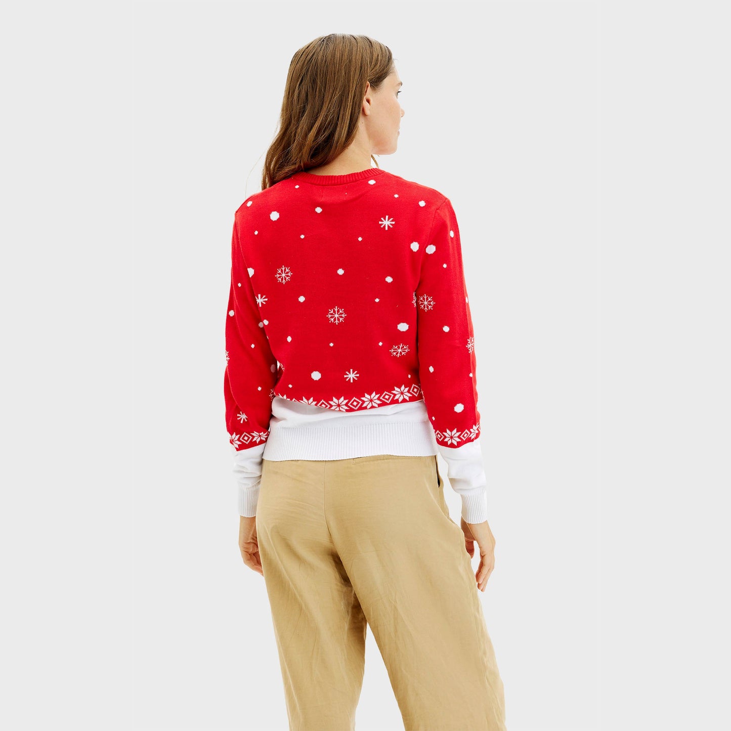 Velina Moda | Rudolf's Christmas Sweater Red Women's