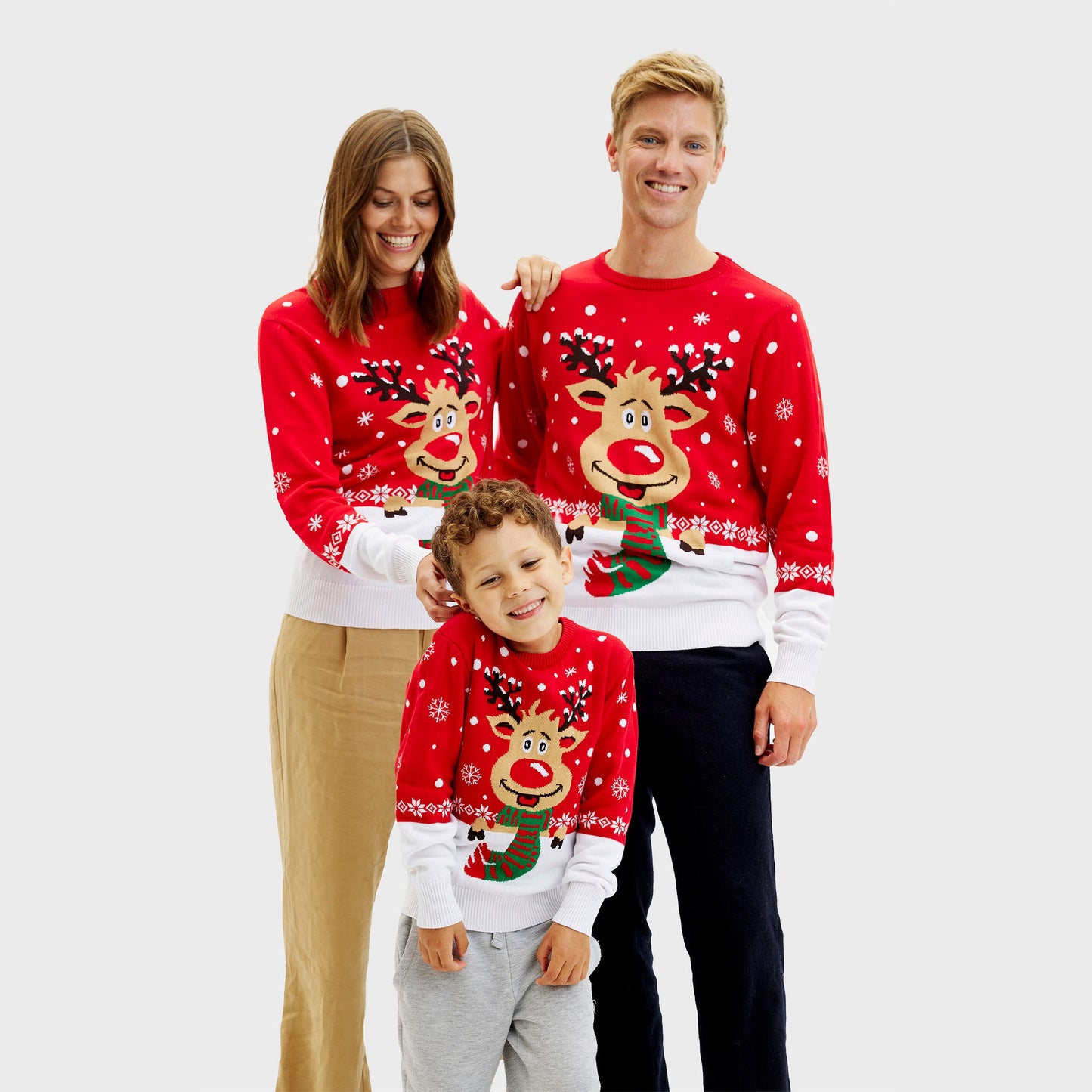Velina Moda | Rudolf's Christmas Sweater Red Women's