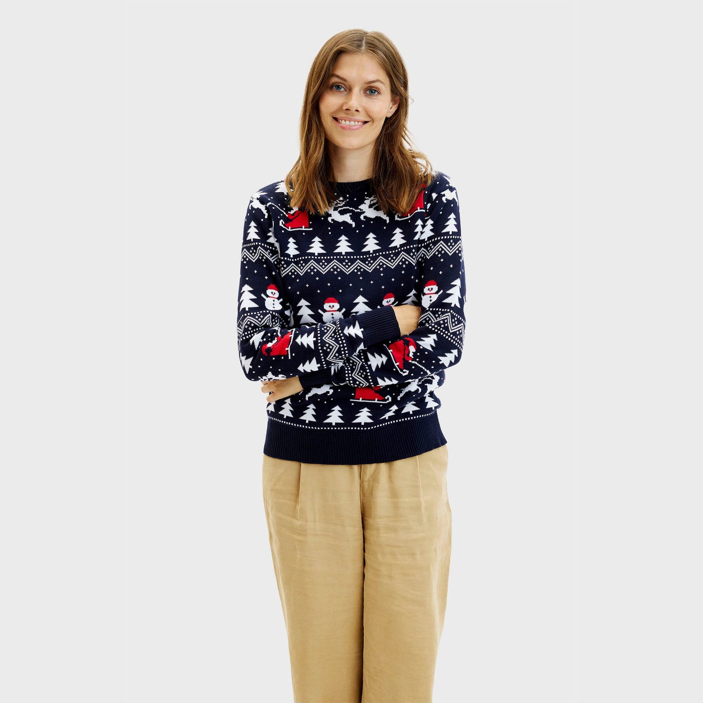 Velina Moda | The stylish Christmas sweater Navy Women