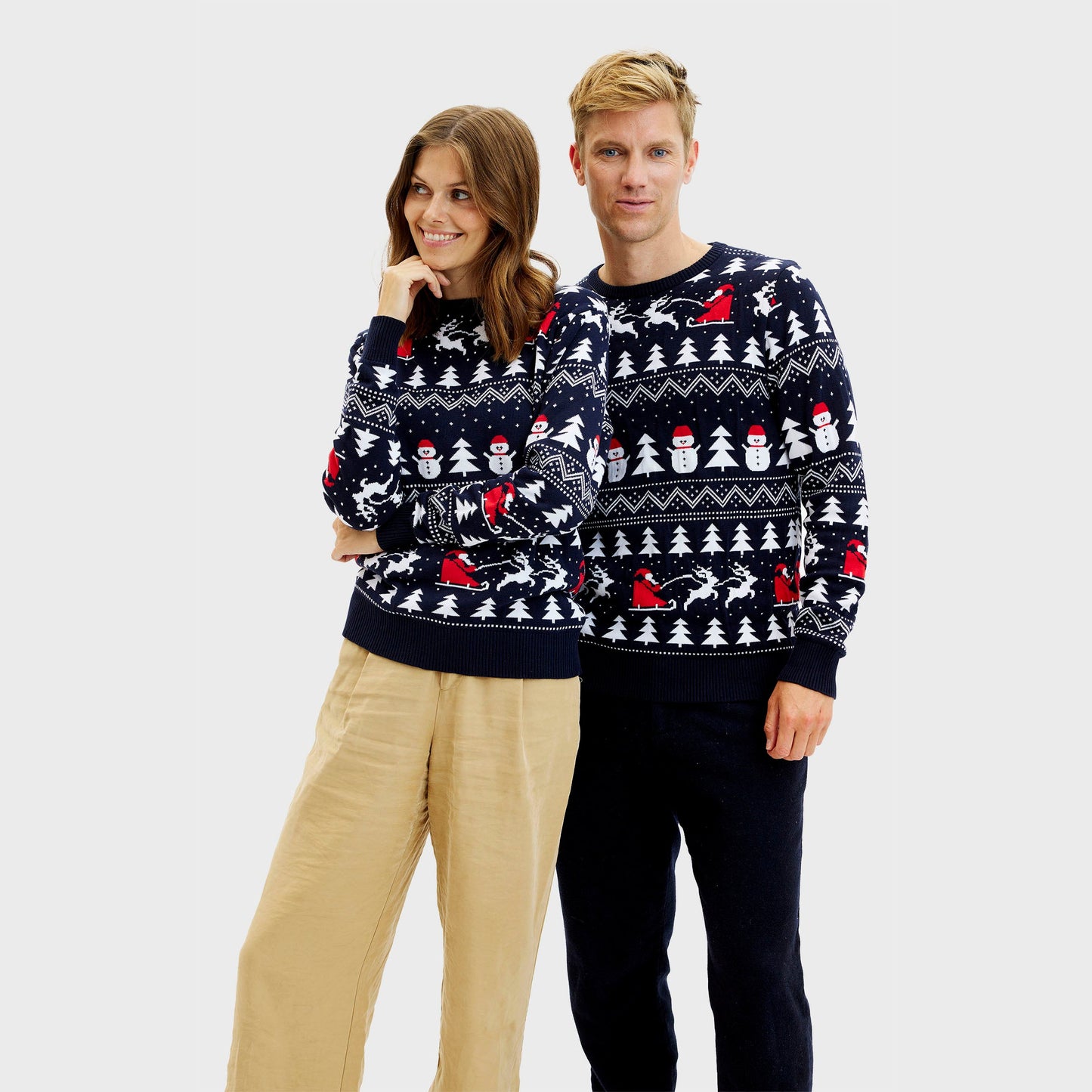 Velina Moda | The stylish Christmas sweater Navy Men's