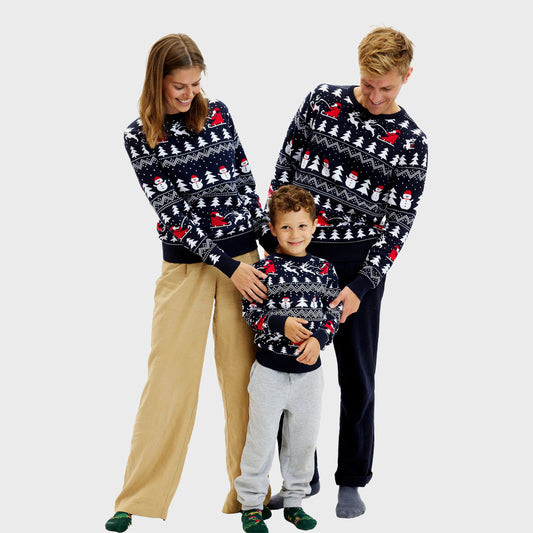 Velina Moda | The stylish Christmas sweater Navy Kids