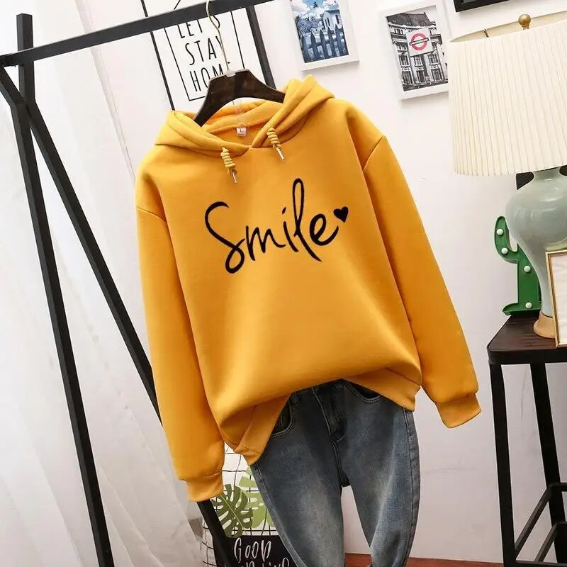 Velina Moda | Janet Smile-Love Hoodie