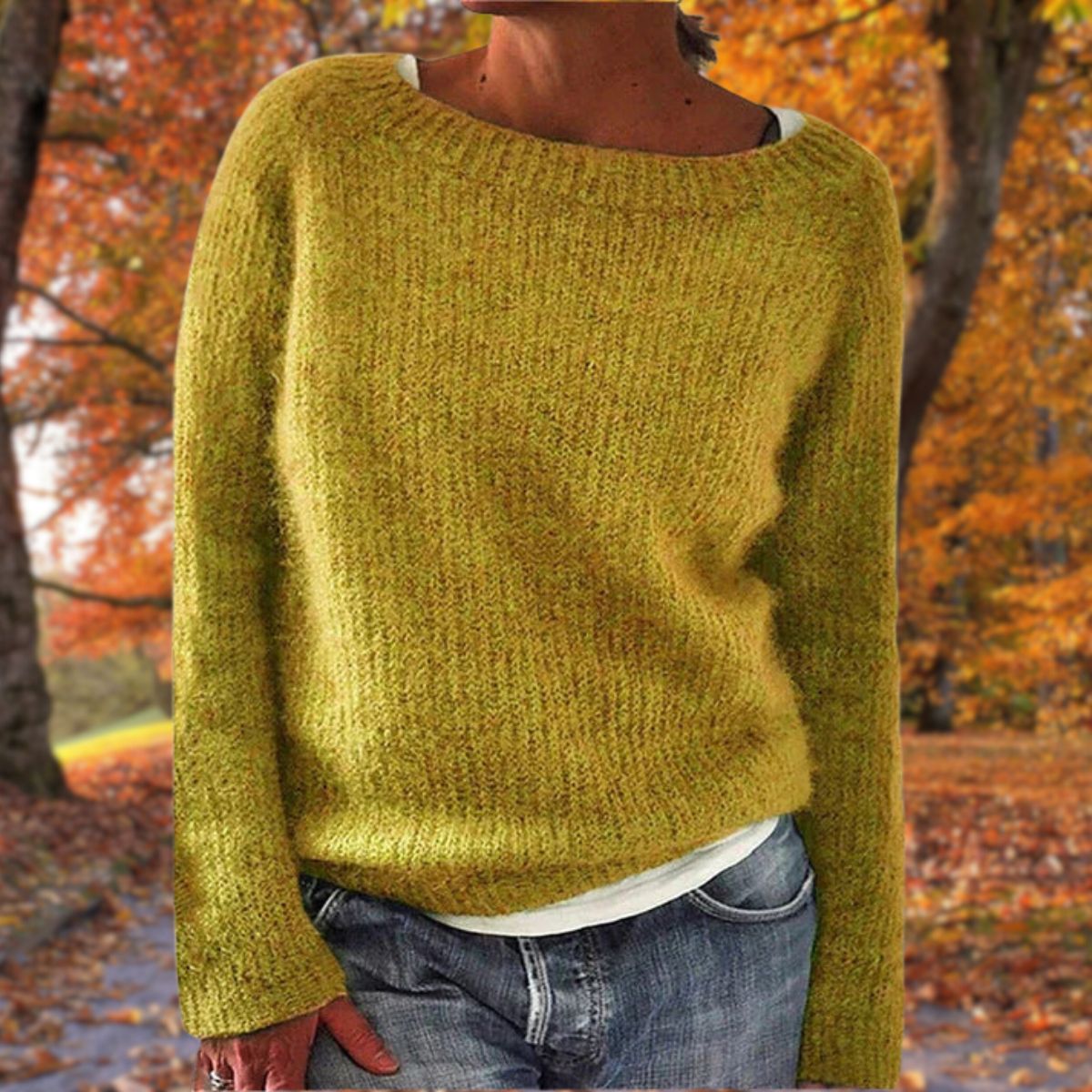 Velina Moda | Classic Wool Sweater - Women's Fashion