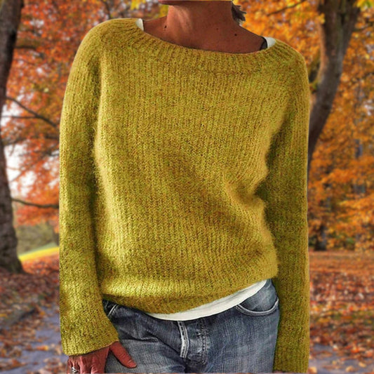 Velina Moda | Classic Wool Sweater - Women's Fashion