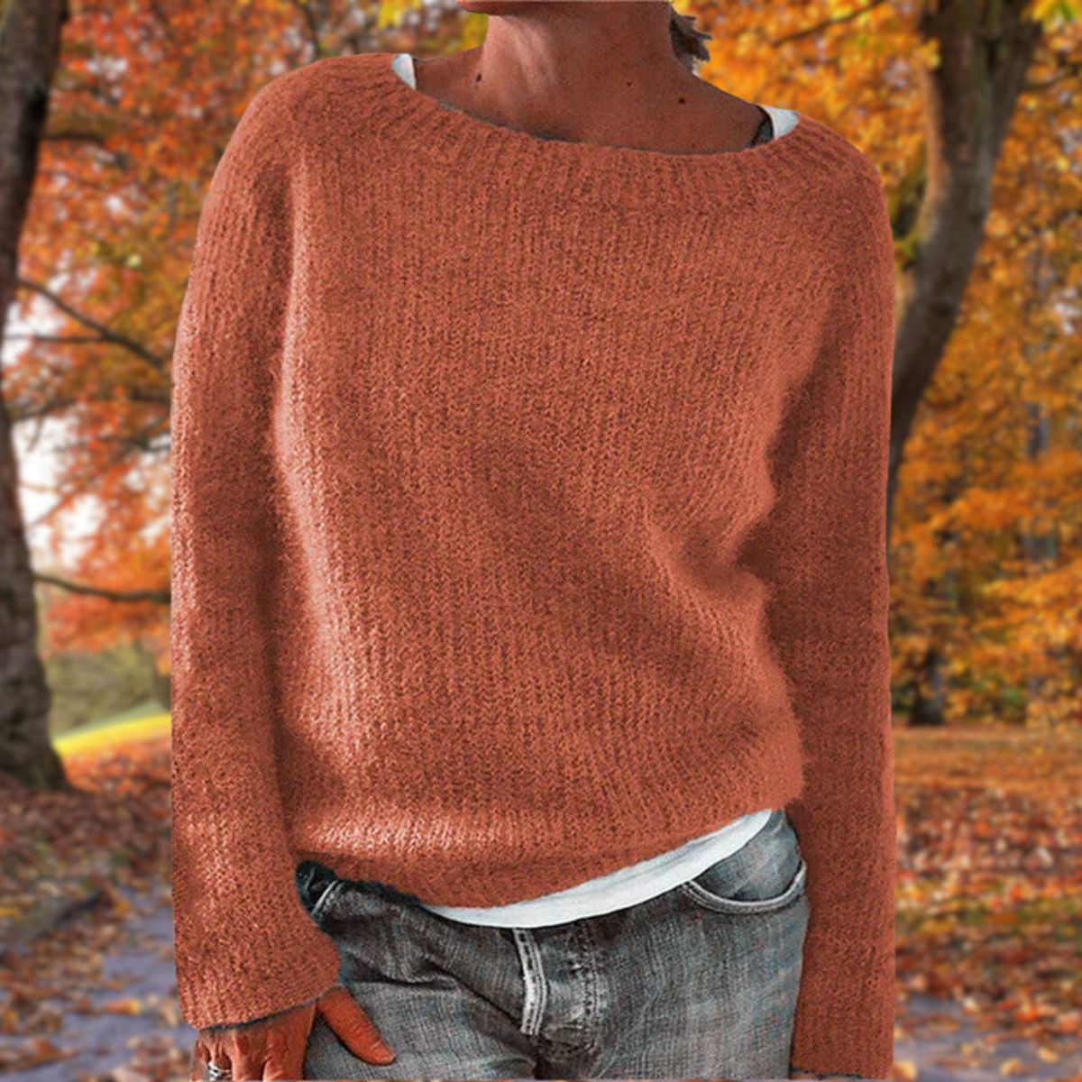 Velina Moda | Classic Wool Sweater - Women's Fashion