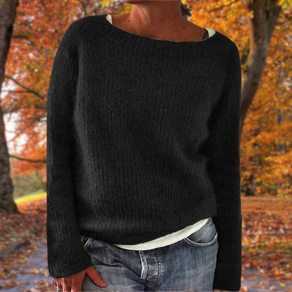 Velina Moda | Classic Wool Sweater - Women's Fashion