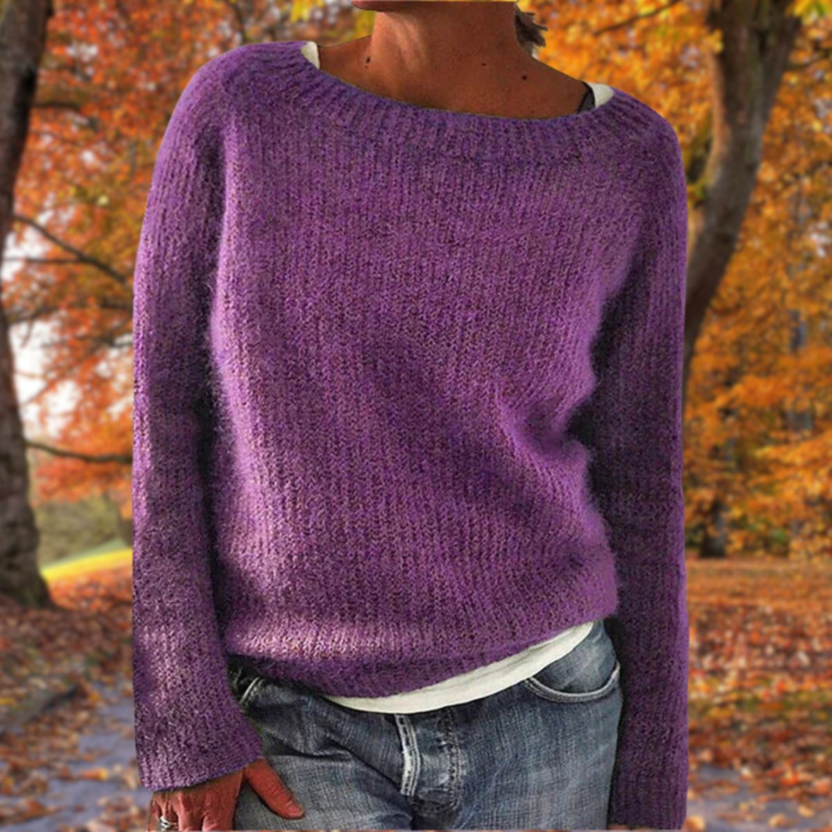 Velina Moda | Classic Wool Sweater - Women's Fashion