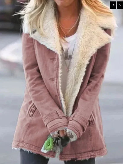 Velina Moda | Revers jacket women's parka winter jacket for autumn and winter