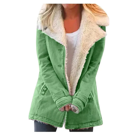 Velina Moda | Revers jacket women's parka winter jacket for autumn and winter