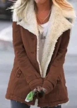 Velina Moda | Revers jacket women's parka winter jacket for autumn and winter
