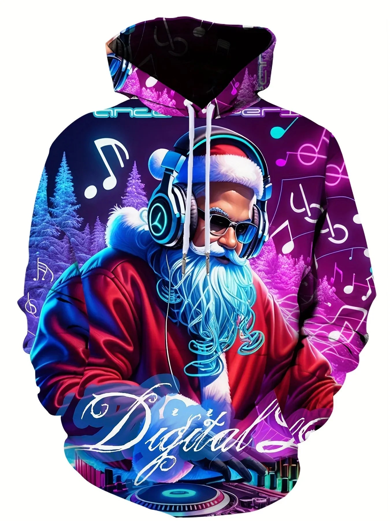 Velina Moda | Hoodie with Christmas print - Warm & modern sweater for the holidays