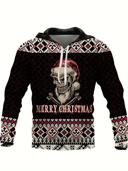 Velina Moda | Hoodie with Christmas print - Warm & modern sweater for the holidays
