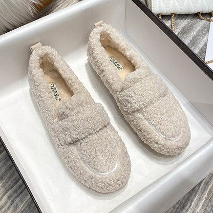 Plush slippers