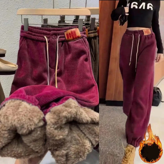 Velina Moda | Winter Jogging Pants - Warm Plush Lining & Casual Design