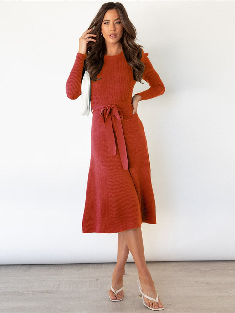 Knit Midi Dress