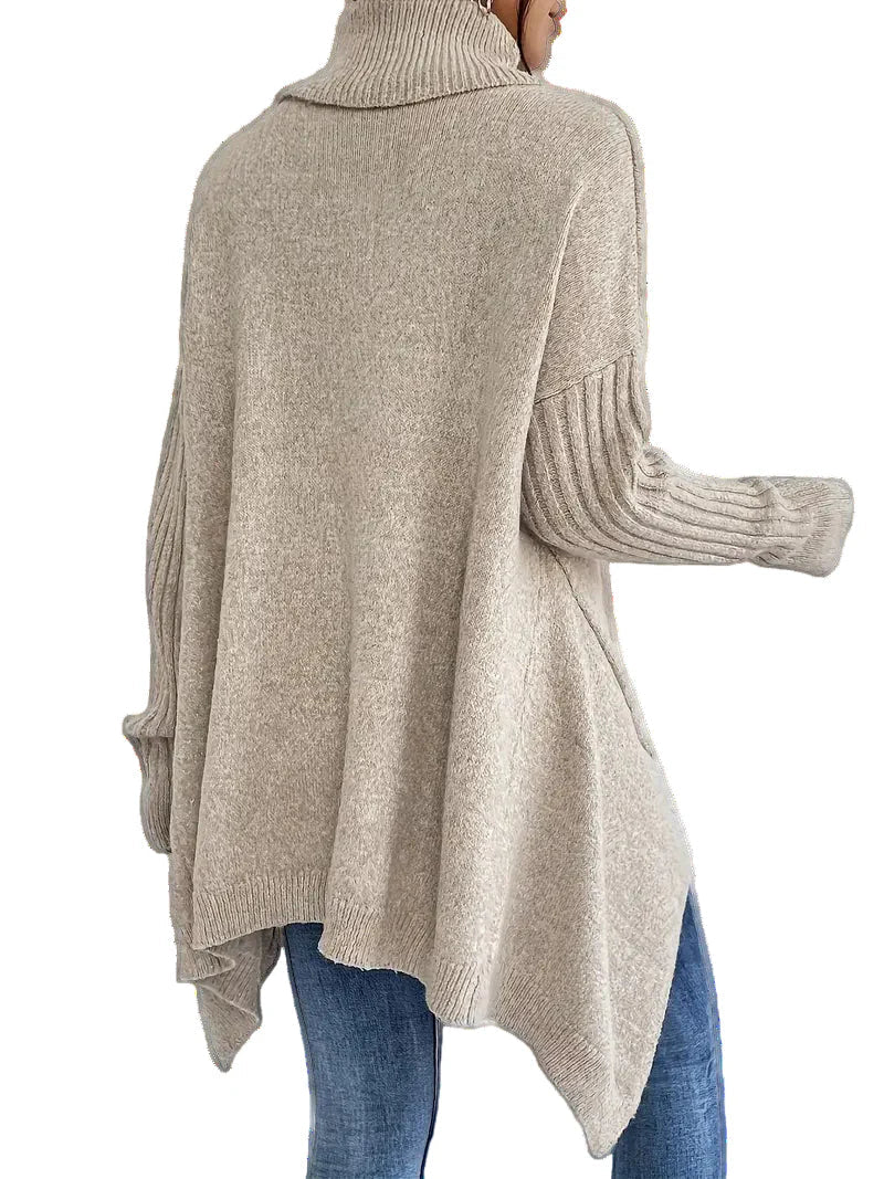 Velina Moda | Elegant Long Turtleneck Sweater for Women