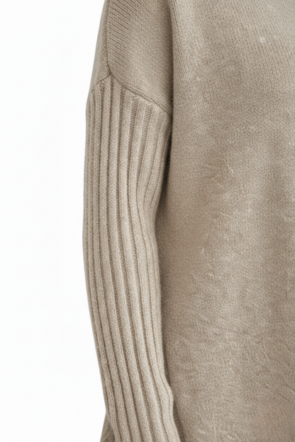 Velina Moda | Elegant Long Turtleneck Sweater for Women