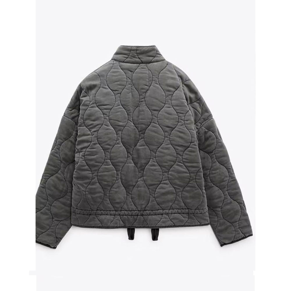 Camila - Women's quilted jacket with front pockets