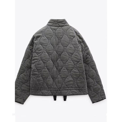 Camila - Women's quilted jacket with front pockets
