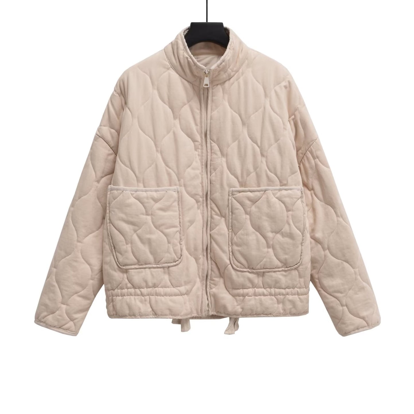 Camila - Women's quilted jacket with front pockets
